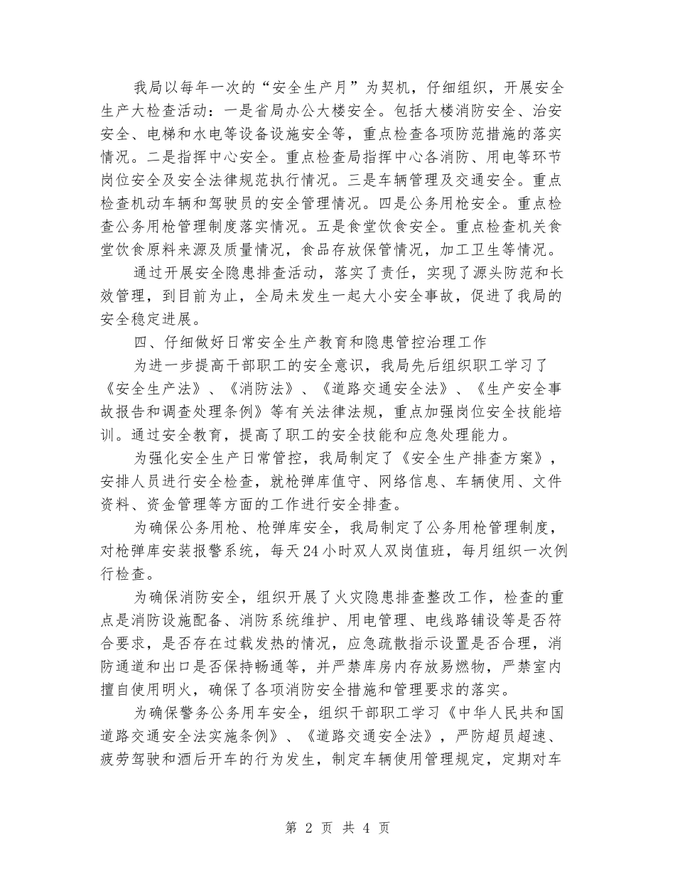 森业公安局2024年安全生产总结_第2页