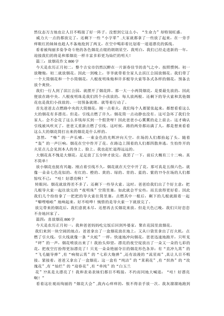 有关放ۥ烟花的作文精选 _第2页