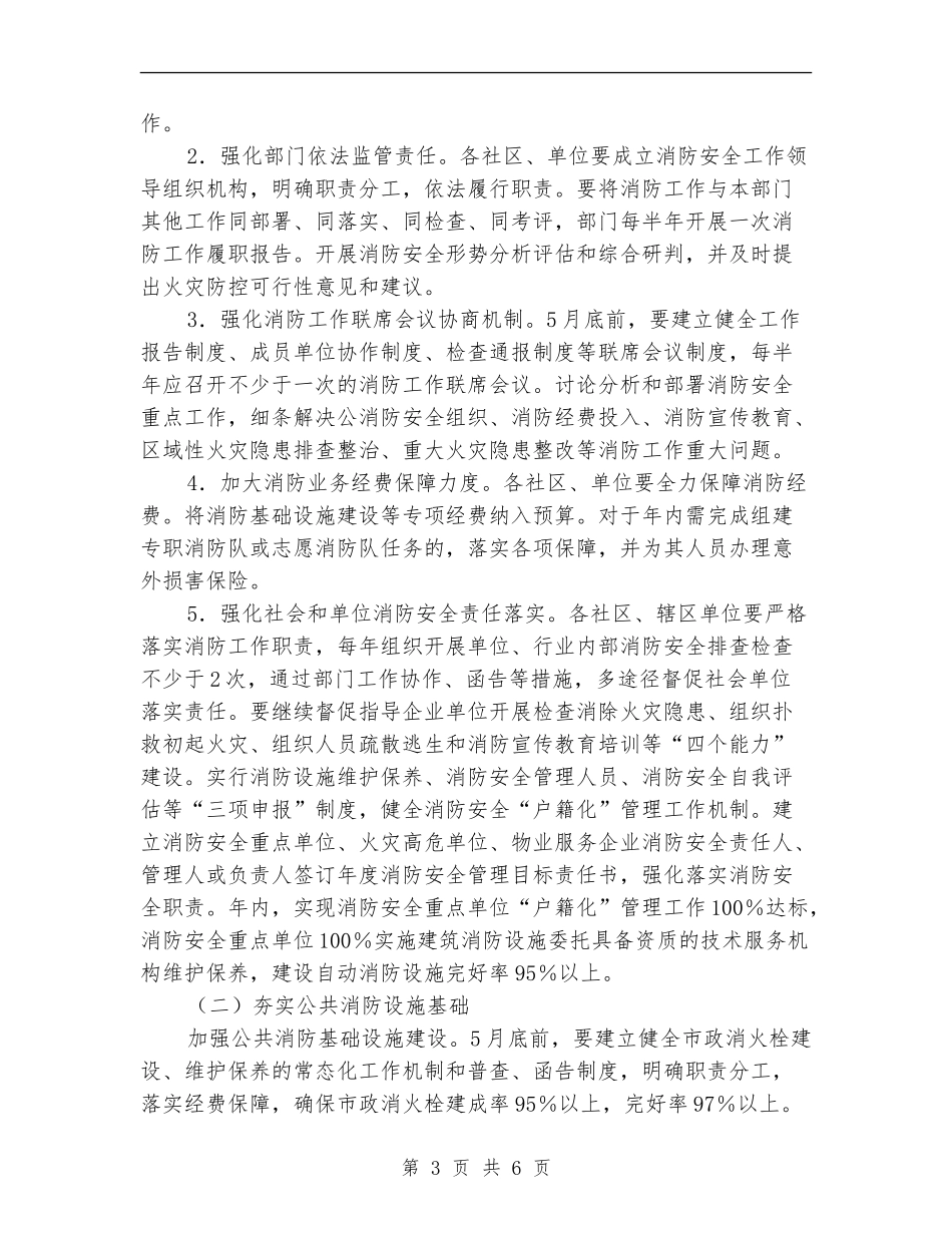 办事处消防安全工作计划_第3页