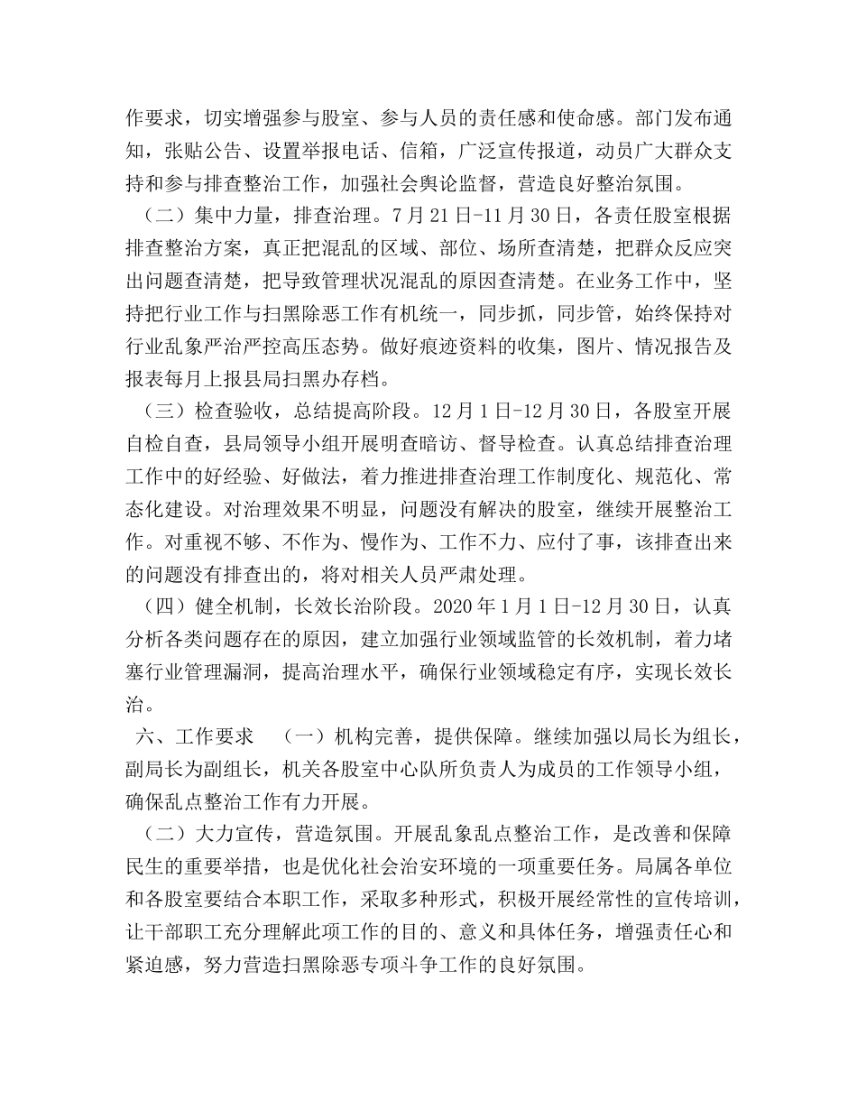 重点领域乱象治理情况 自然局重点行业领域乱象集中排查治理方案 _第3页