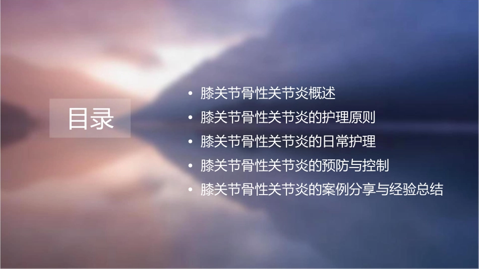 膝关节骨性关节炎讲课护理课件_第2页