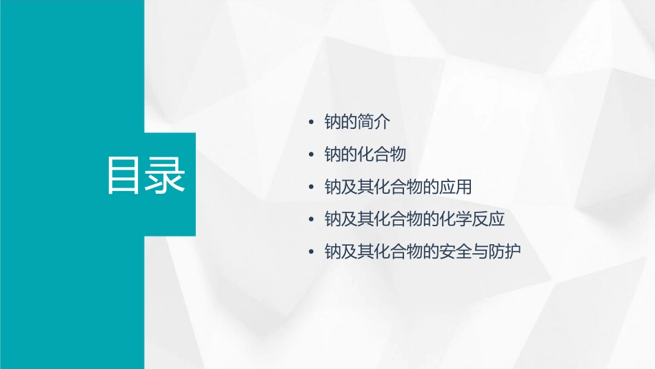 钠及其化合物复习课件_第2页
