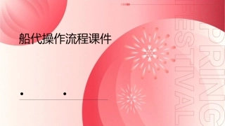 船代操作流程课件