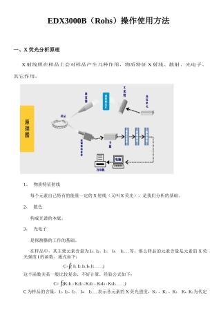 EDX3000-RoHS操作使用说明-客户培训