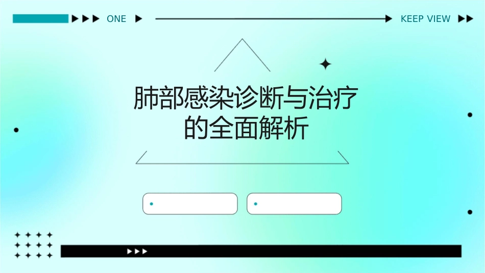 肺部感染诊断与治疗的全面解析_第1页