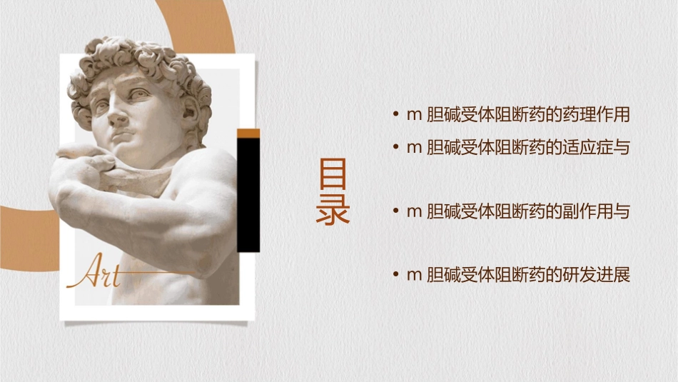 胆碱受体阻断药(I)M胆碱受体阻断药课件_第2页
