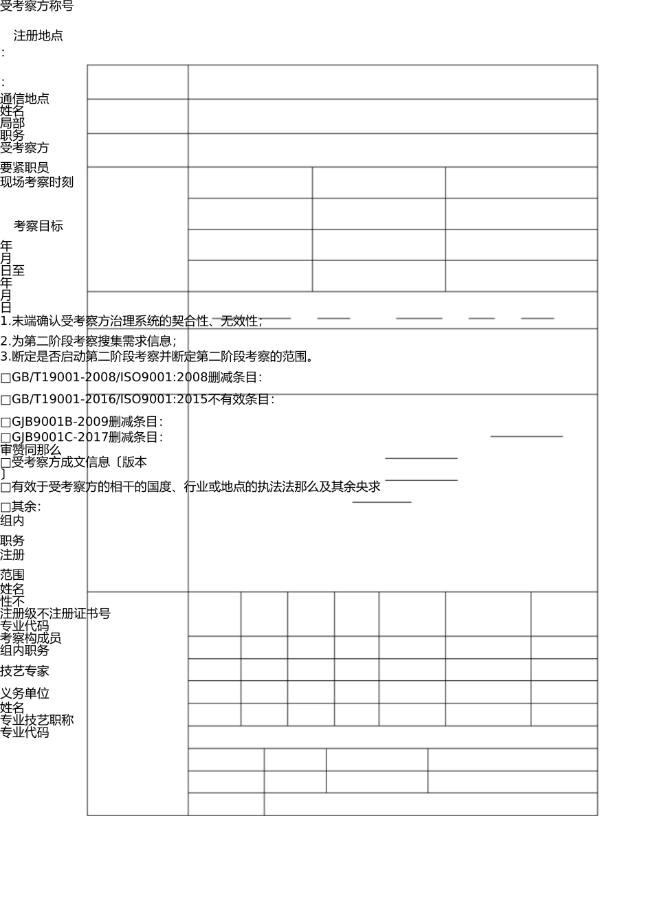 质量管理体系认证审核报告 _第2页