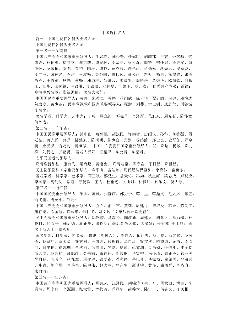 中国近代名人 _第1页