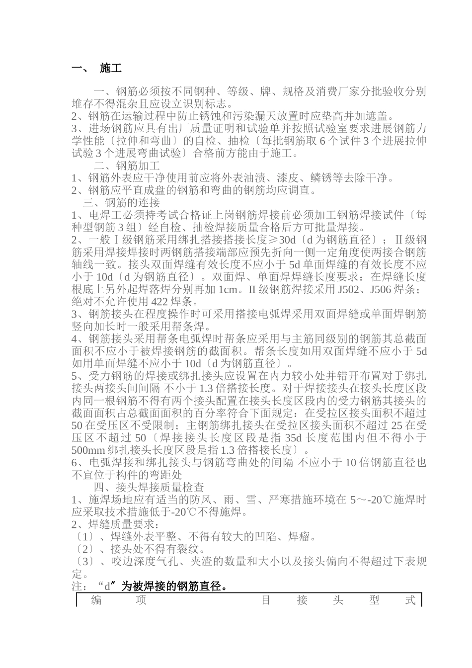 桩基钢筋施工技术交底空_第1页