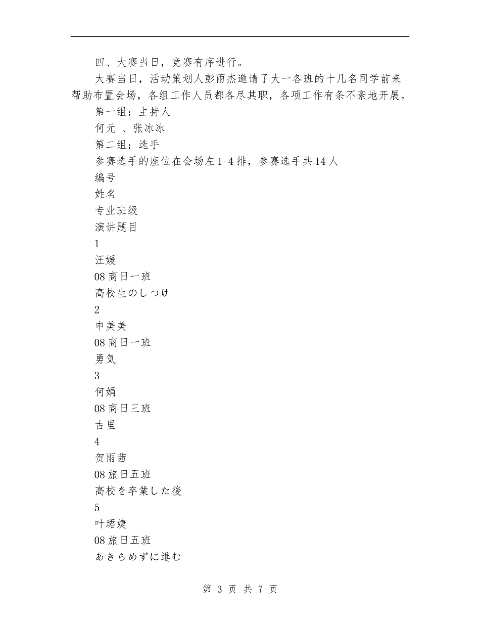 日语演讲比赛活动总结_第3页