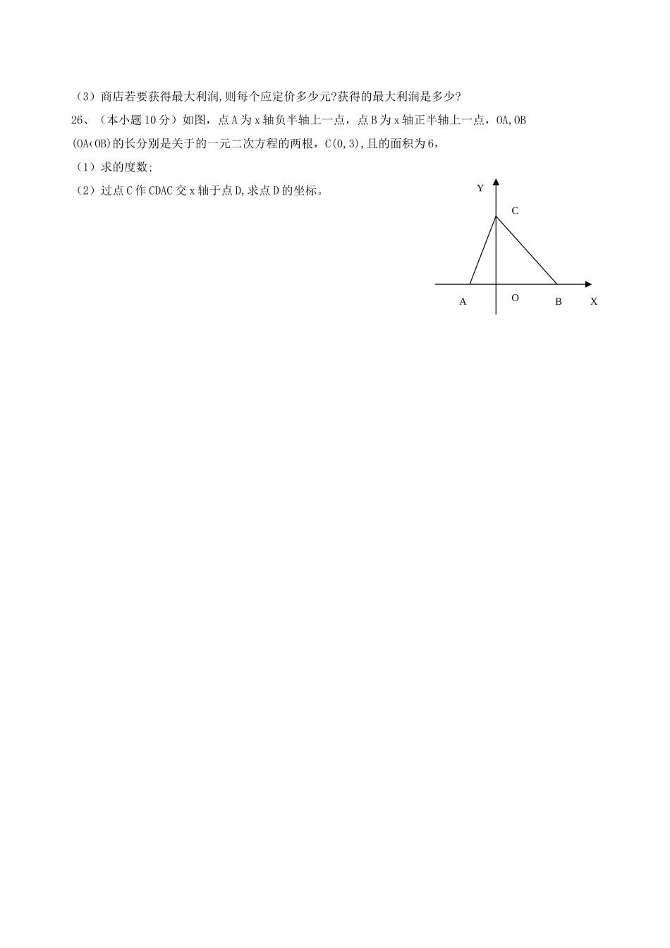 重庆万州天兴学校0910九年级上期中 _第3页