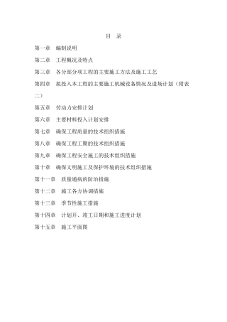 政府建设大道道路工程施工组织设计