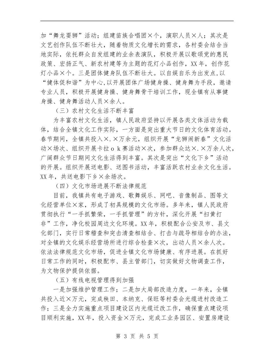 2024年乡镇文化广播电视工作总结_第3页