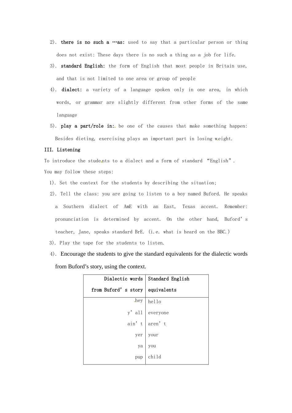 高中英语 Unit2 English Around the World period3教案 新人教版必修1-新人教版高一必修1英语教案_第2页