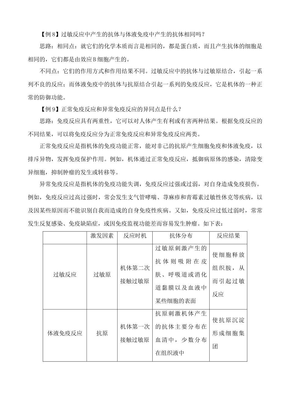 高中生物免疫调节 思考过程 新课标 人教版 必修3_第3页