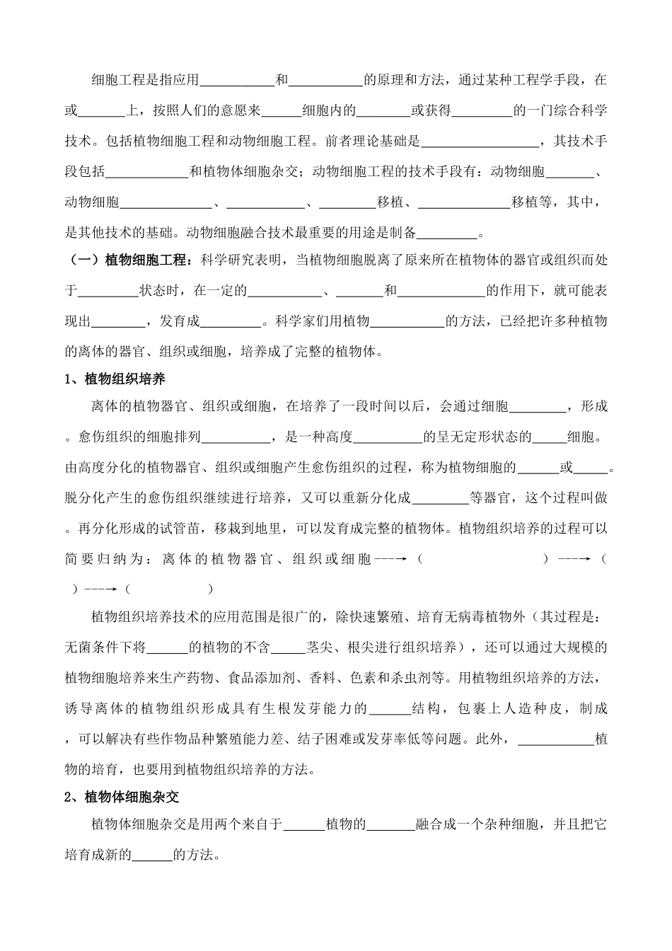 高中生物细胞工程简介旧人教选修_第3页