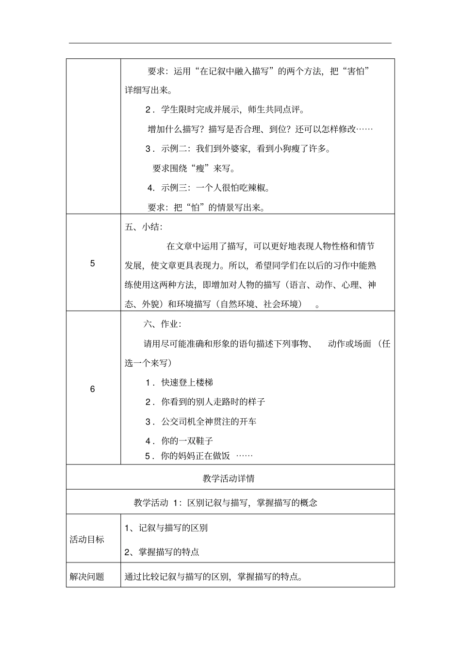 作文指导——记叙中融入描写_第3页