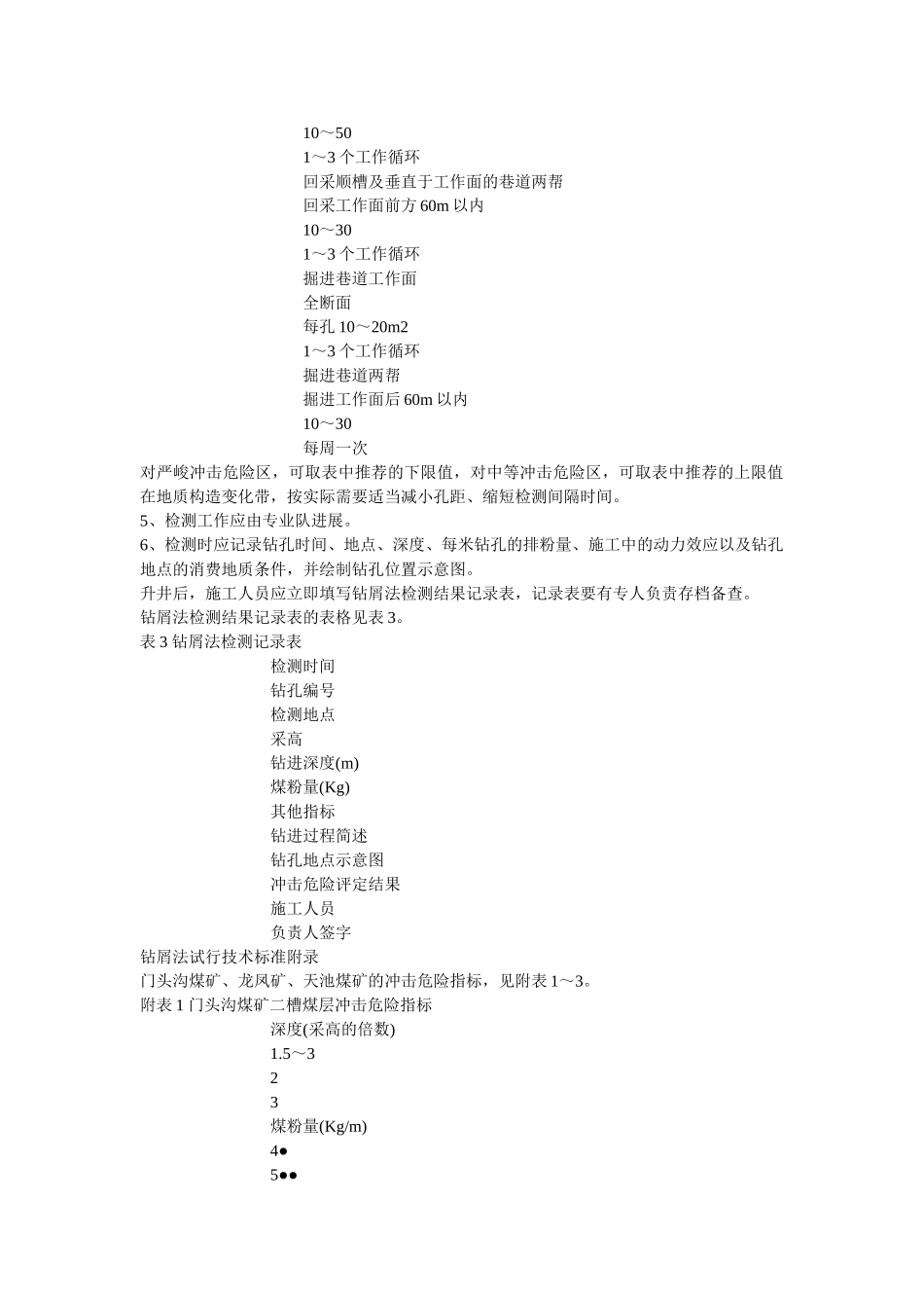 钻屑法ۥ试行技术规范精选 _第2页