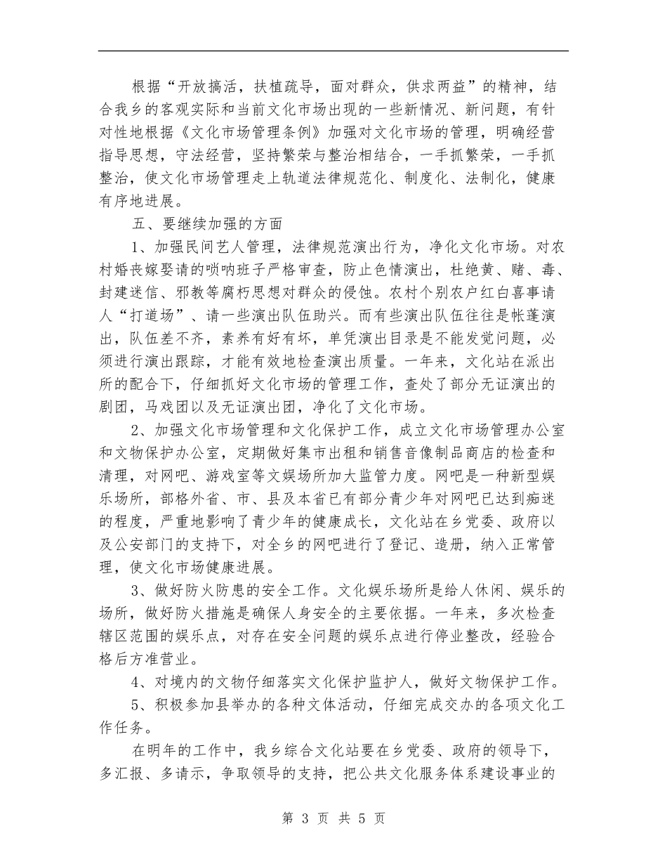 乡2024年公共文化建设工作总结_第3页