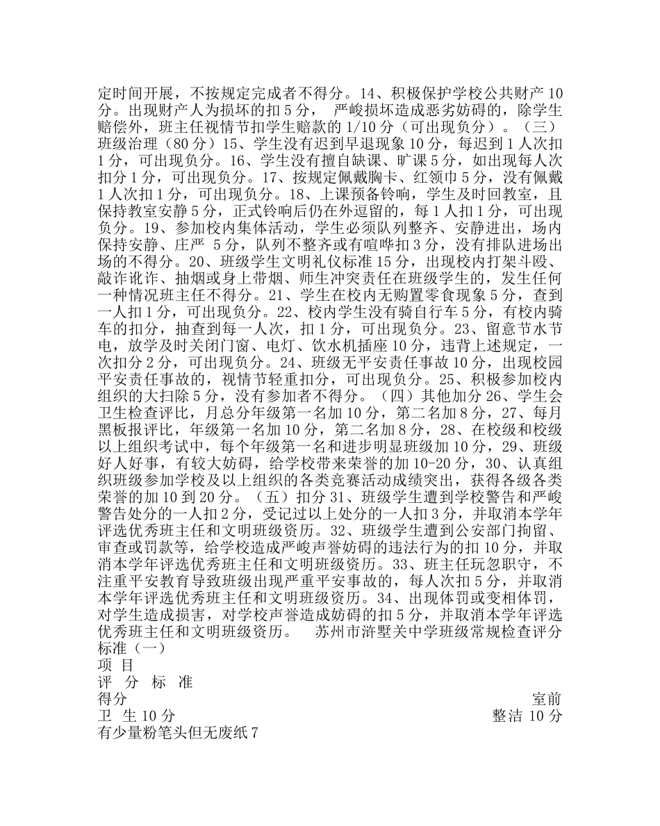 政教处范文班主任考核方案 _第2页