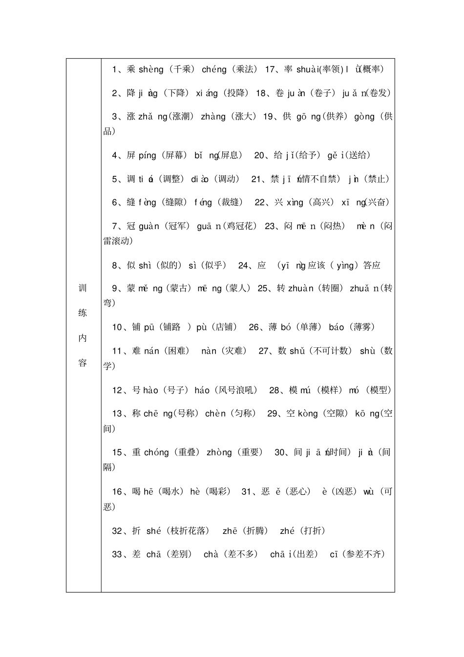 小学六年级语文培优补差活动记录_第3页