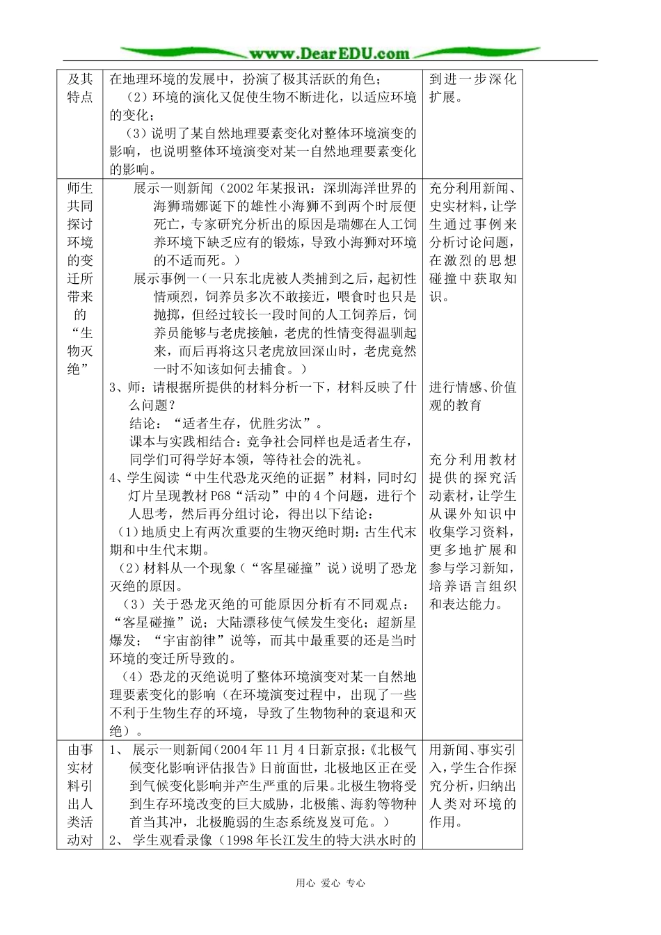 高中地理自然地理要素变化与环境变迁教案(1)湘教版 必修1_第2页