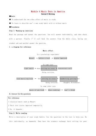 高中英语 Module 4 Music Born in America-(Period 7-9)素材 外研版选修7
