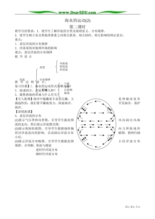 高中地理选修1海水的运动(2)