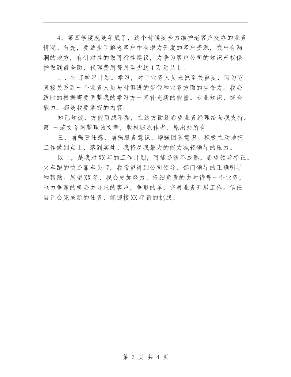 业务员新年工作计划范文_第3页