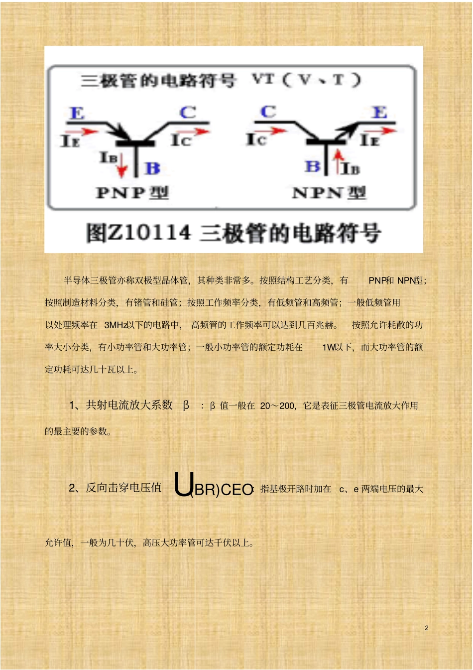 三极管的识别与检测_第2页