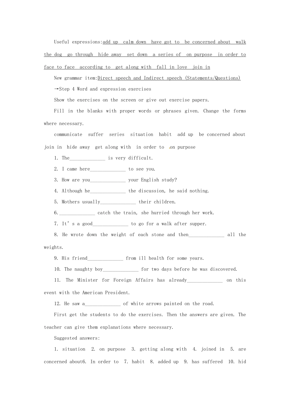 高中英语 Unit1 Friendship Period7 Revision教学设计 新人教版必修1-新人教版高一必修1英语教案_第3页