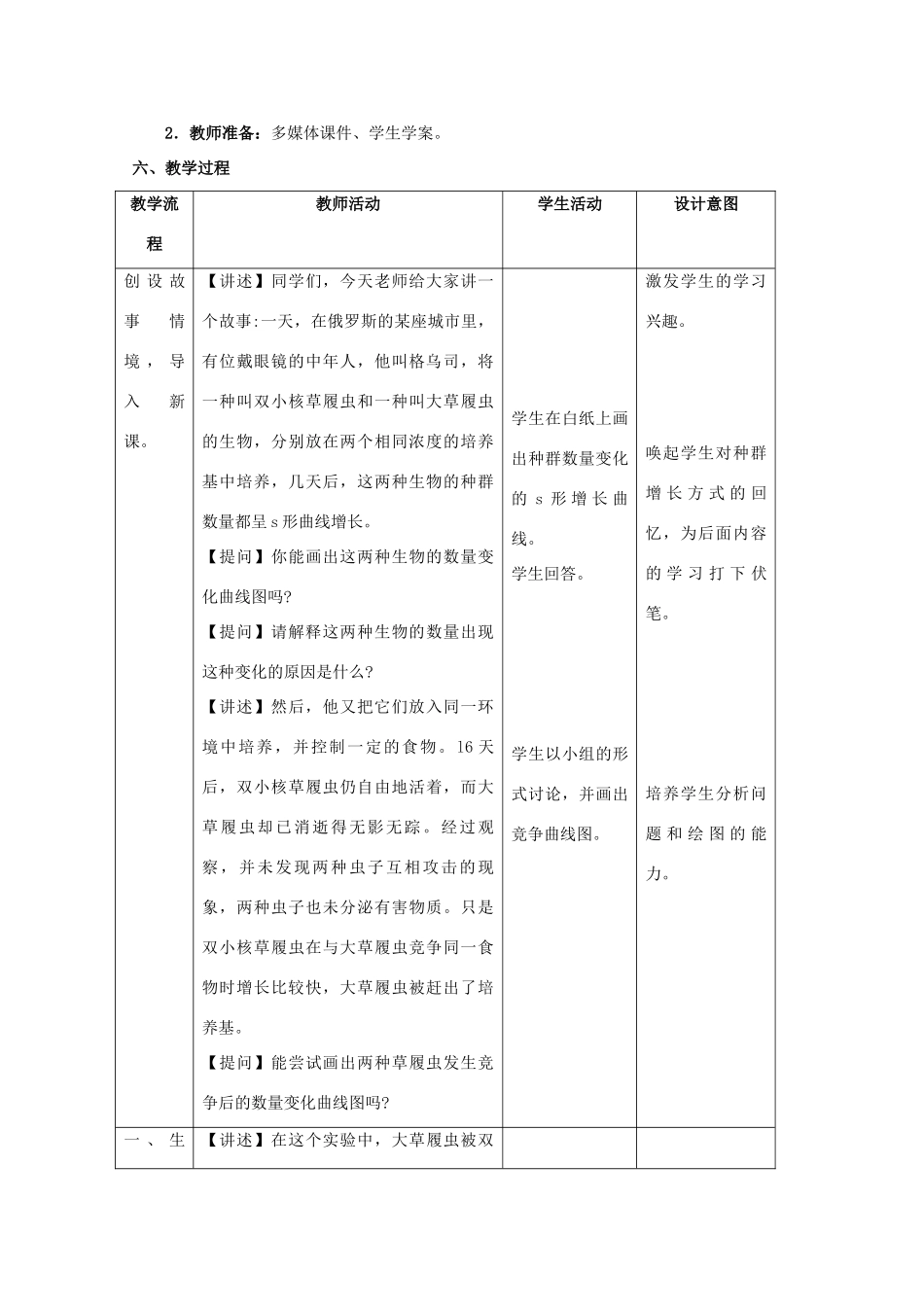 高中生物：5.4《群落的主要类型》教案（1）（浙科版必修3）_第2页