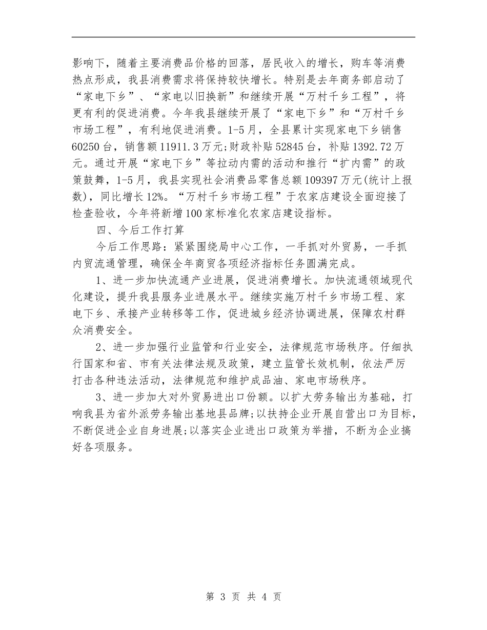 商务局个人年终工作总结范文_第3页