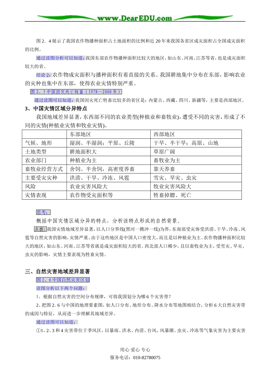 高二地理选修5 第一节 中国自然灾害的特点_第3页