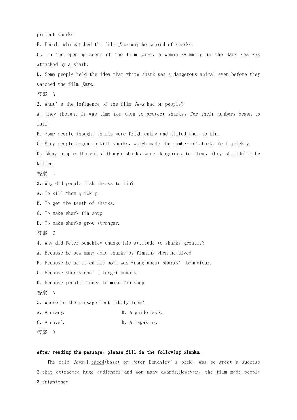 高中英语 Unit 6 Earth first Period One Starting out  Understanding ideas—Comprehending教案 外研版必修第二册-外研版高一第二册英语教案_第3页