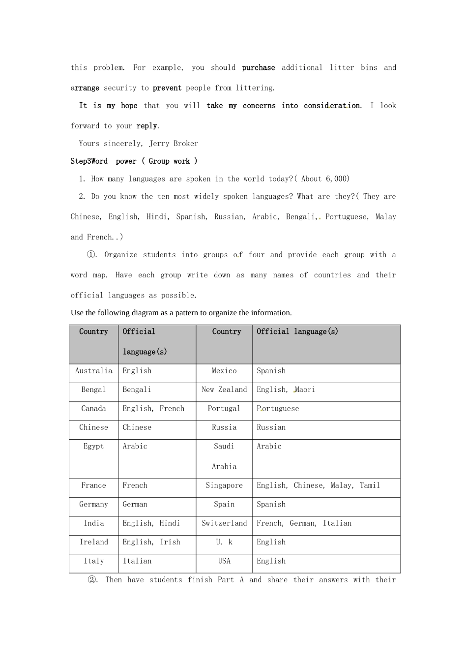 高中英语 Unit2 word powder教案 牛津译林版必修1-牛津版高一必修1英语教案_第3页