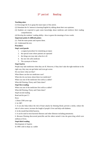 高2-7模块2单元 period 1 reading1