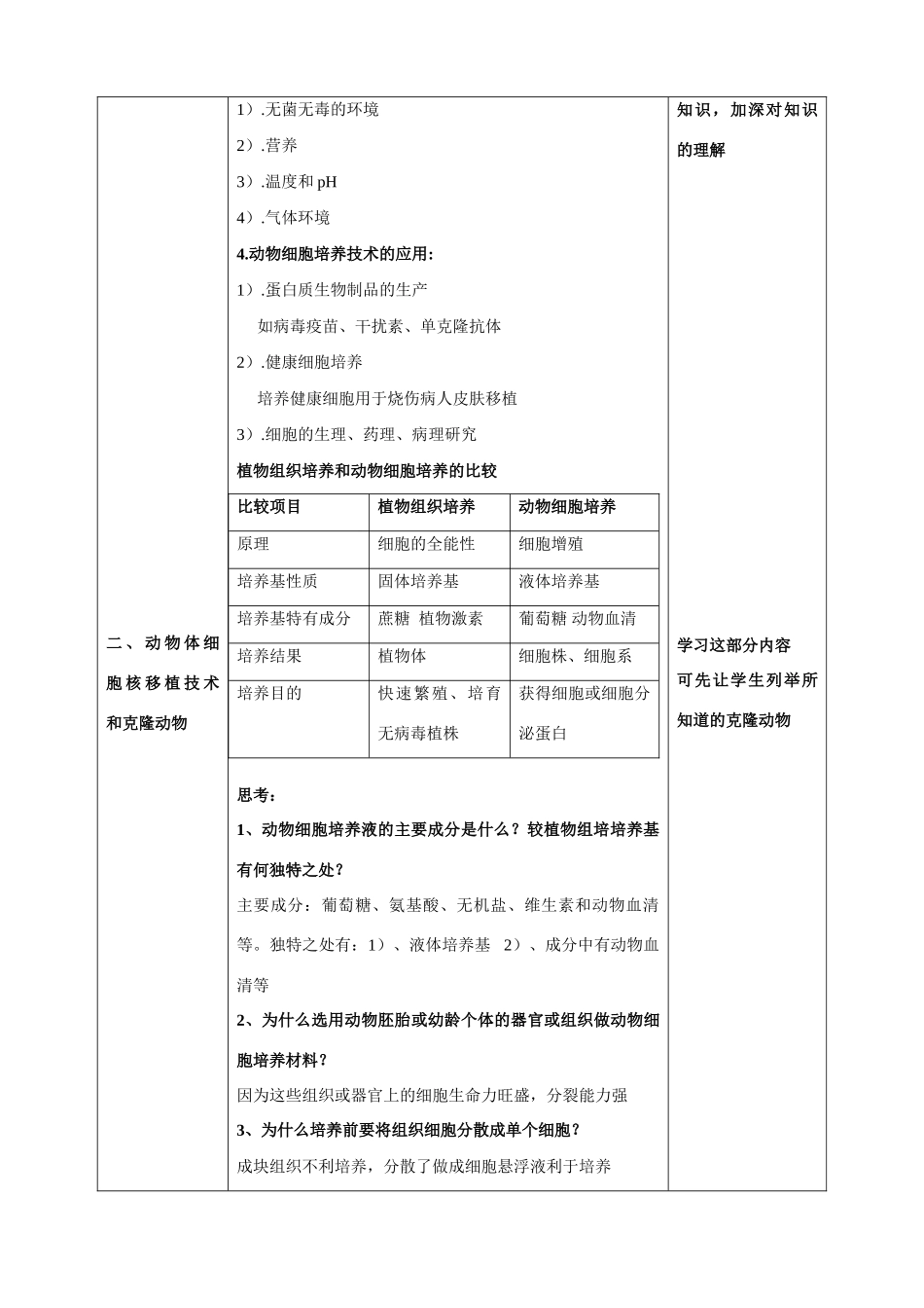 高中生物《动物细胞工程》教案3 新人教版选修3_第3页