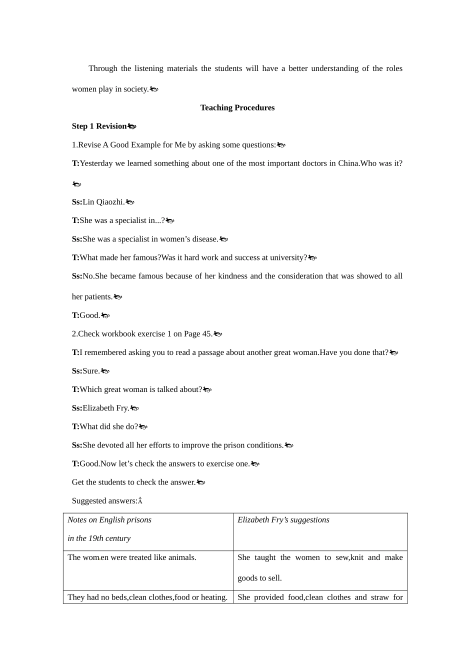 高中英语 Period 4  Listening（Unit 1 Women of achievement）优秀教案 新人教版必修4_第2页