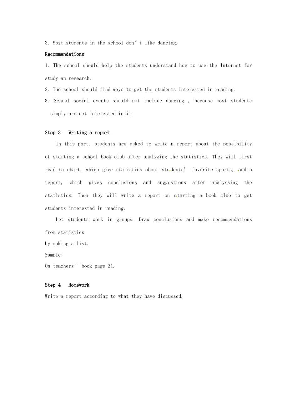 高中英语 Unit1 Tales of the unexplained Task教学设计 牛津译林版必修2-牛津版高一必修2英语教案_第3页