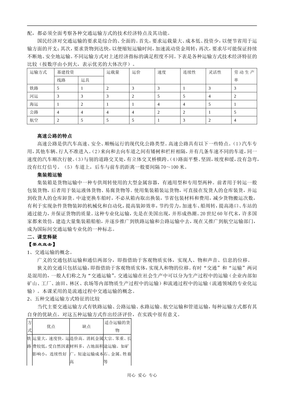 高中地理7.1  人类活动地域联系的主要方式旧人教版必修下册_第2页