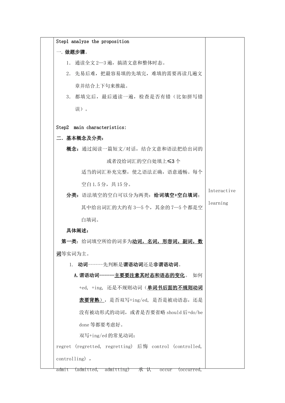 高三英语复习 语法填空题的分类及应对教案-人教版高三全册英语教案_第2页