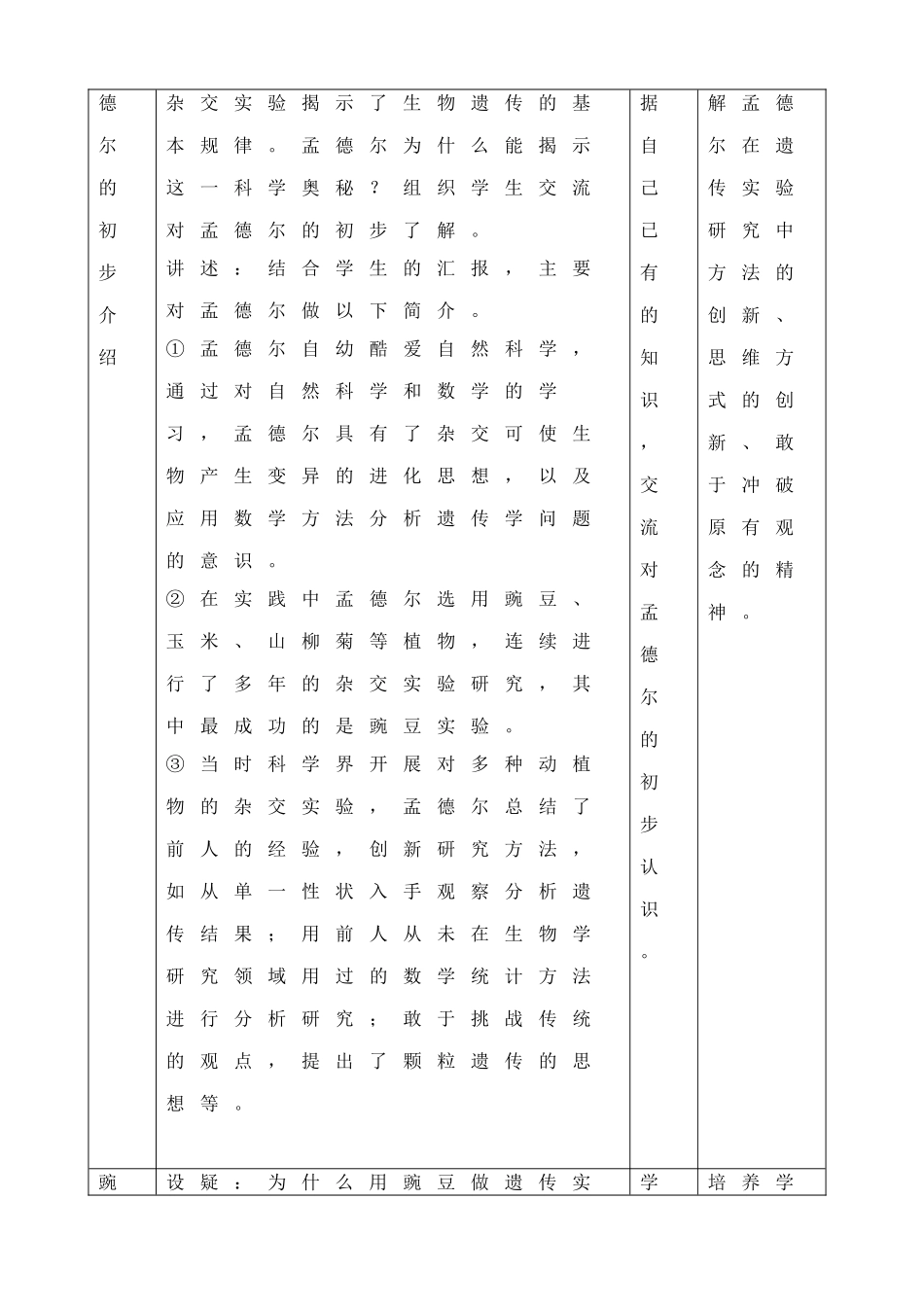第一章 遗传因子的发现  第1节 孟德尔的豌豆杂交实验（一）_第3页