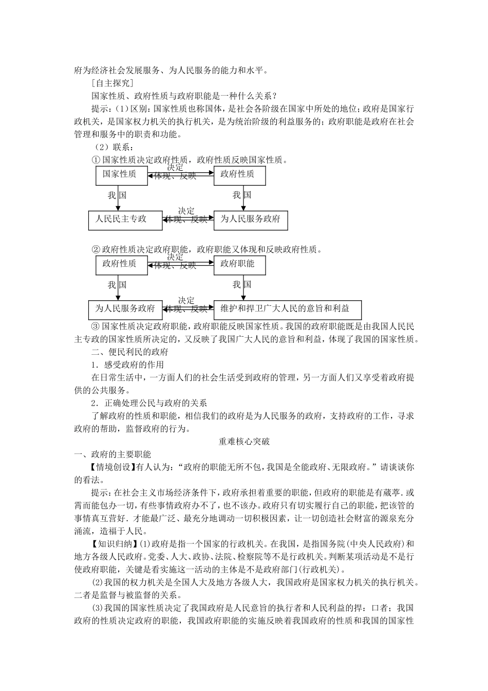 《我国政府是人民的政府》教案（3）_第2页