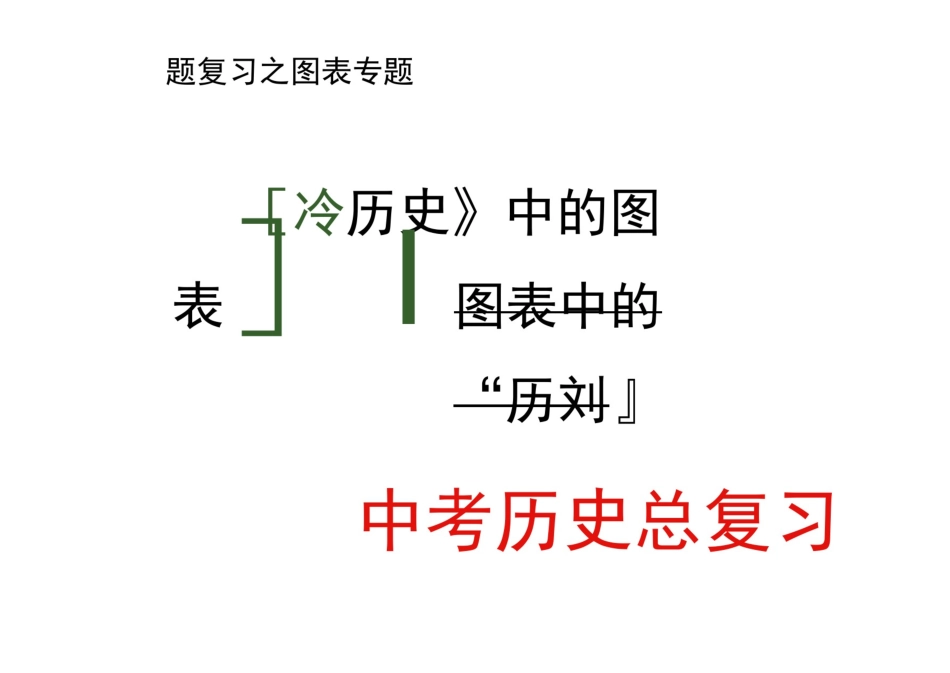中考历史知识点总复习课件图表专题_第1页