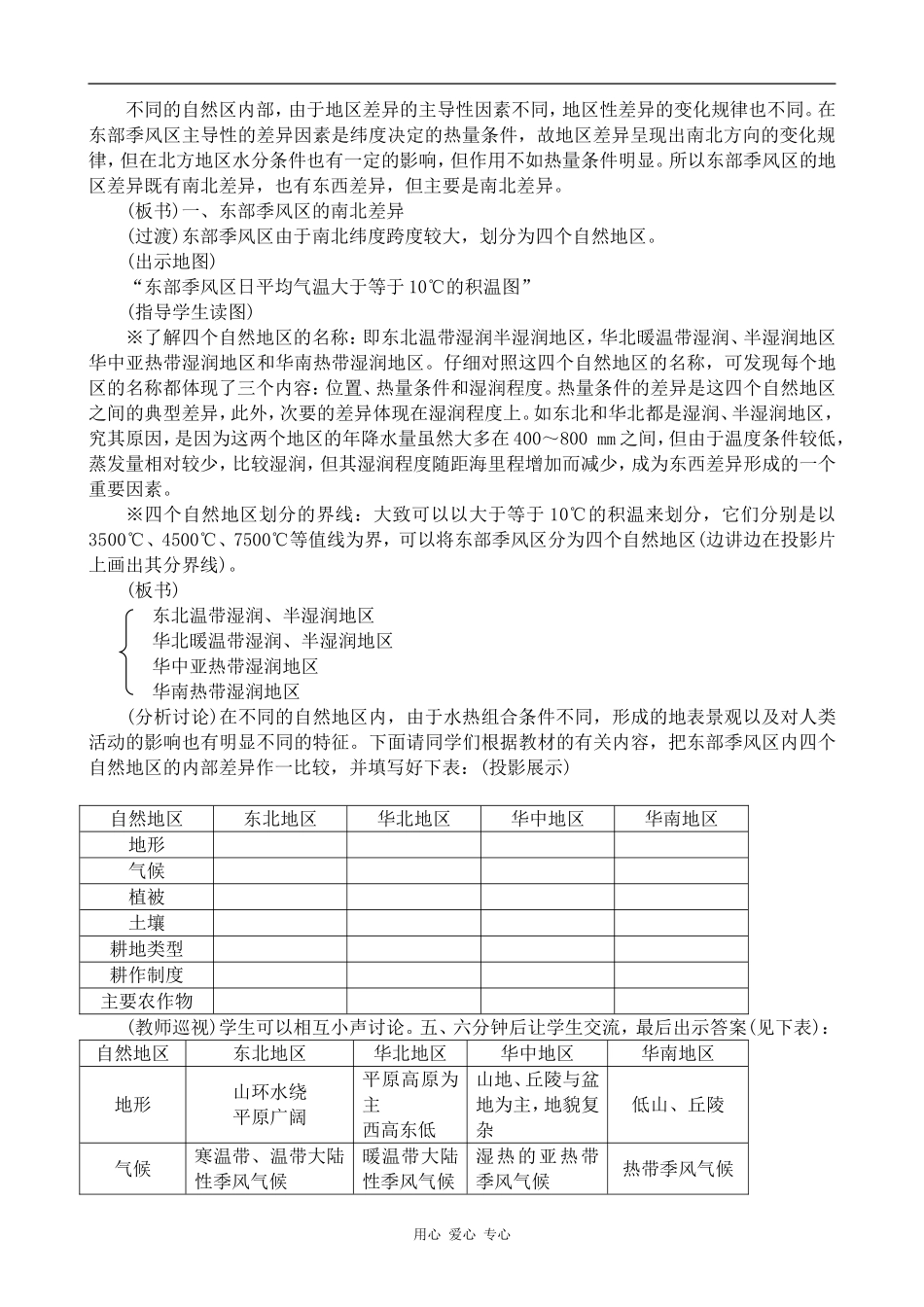 高中地理三大自然区的内部差异(1)旧人教选修二_第2页