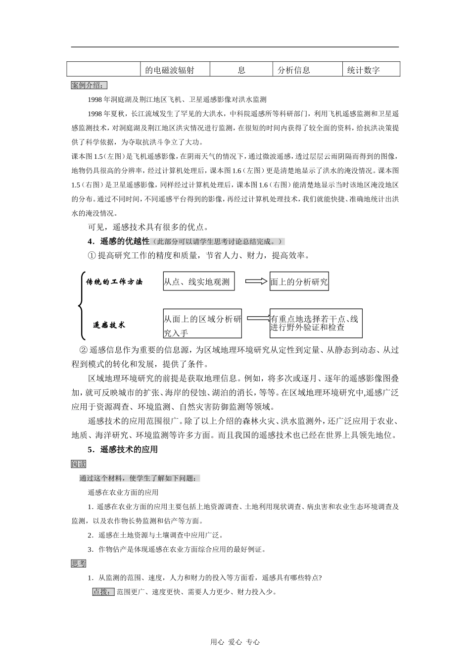 高中地理：1.2 地理信息技术在区域地理环境研究中的应用 教案（3）（新人教版必修3）_第2页
