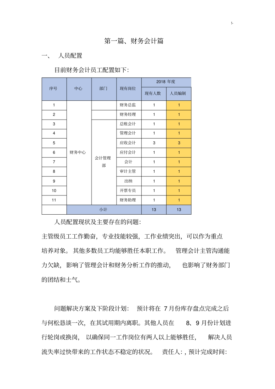 全面的财务部门工作情况总结_第2页