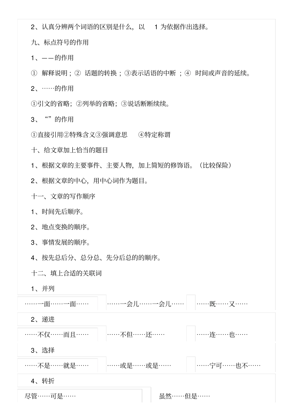 小学语文阅读理解答题步骤方法和技巧总结_第3页