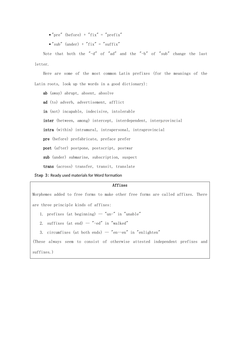 高中英语 Unit1 Word power教案 译林牛津版必修4_第3页